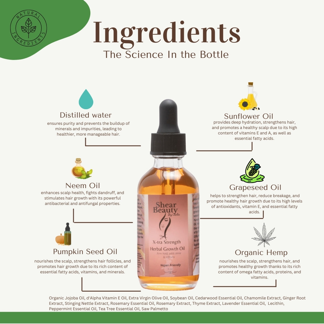 X-tra Strength Herbal Growth Oil